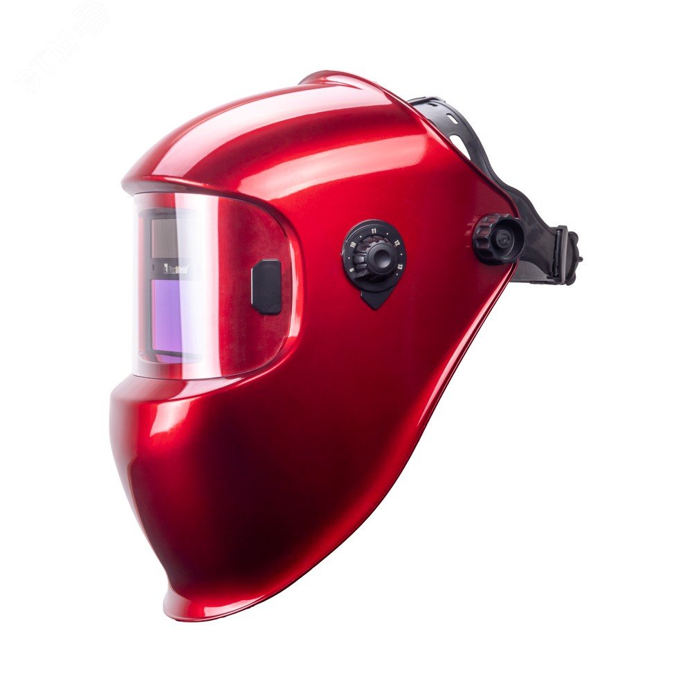 Изображение товара Маска сварщика КОРУНД-5 красная без коробки ф-р 2100V, пр-во (шт)