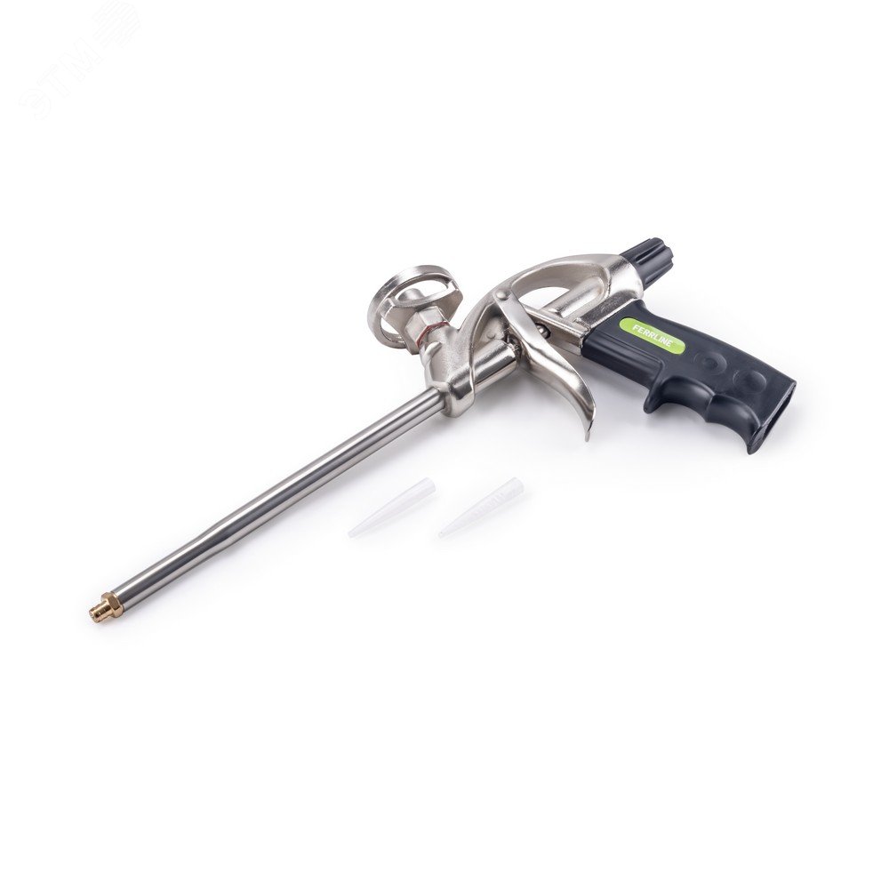 Изображение товара Пистолет для монтажной пены FerrLine FM-3 профессиональный металлический с регулировкой подачи