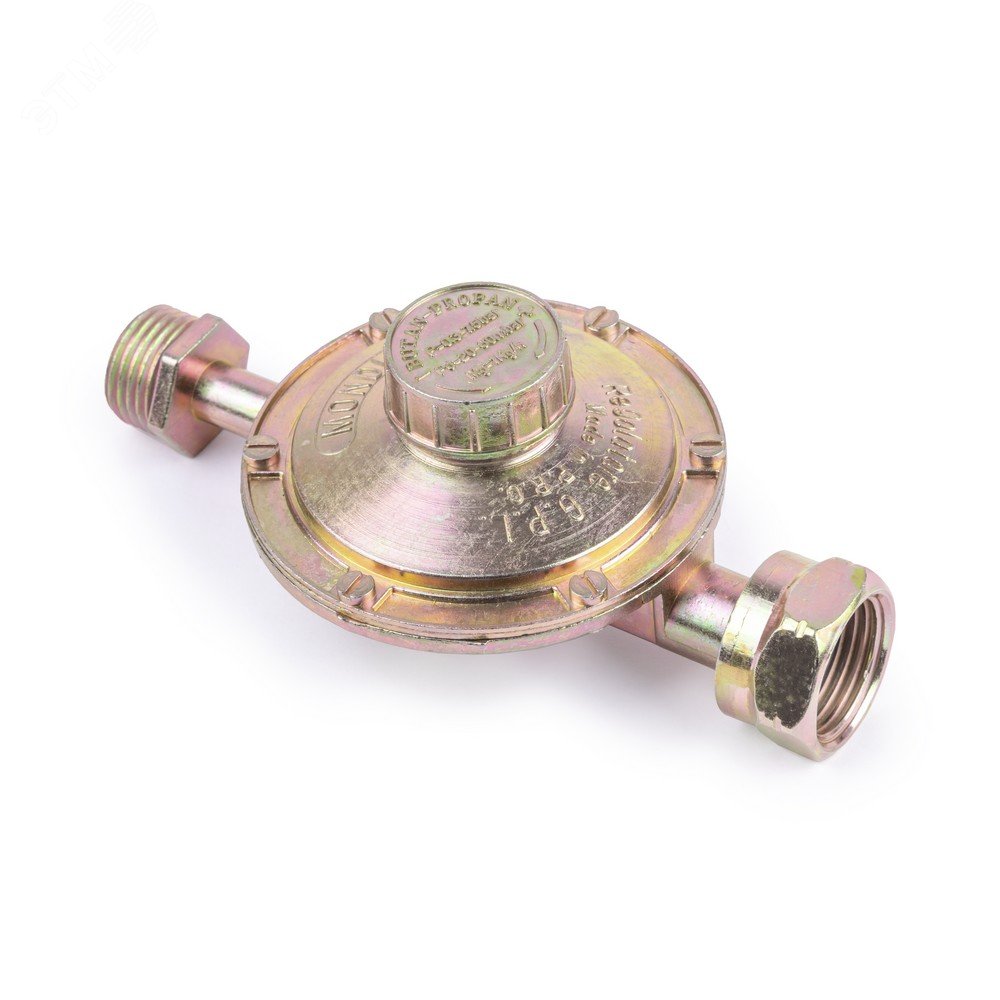 Изображение товара Редуктор пропановый лягушка с регулятором W21.8 для газовых баллонов