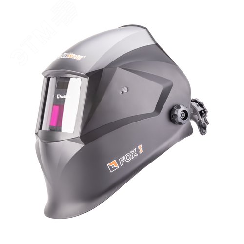 Изображение товара Маска сварщика без коробки FOX черная ф-р АСФ 3/11 без рег (шт)