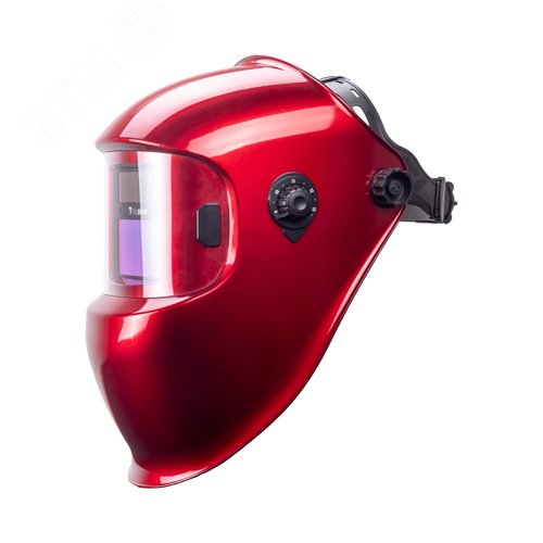 Изображение товара Маска сварщика КОРУНД-5 красная без коробки ф-р 2100V, пр-во (шт)