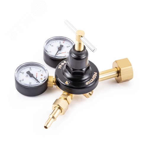 Изображение товара Редуктор УР-6-5 углекислотный, 2 манометра, ЛАТУНЬ (шт)