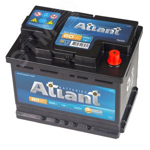 Изображение товара Аккумулятор автомобильный ATLANT Blue 60Ah R+ (шт)
