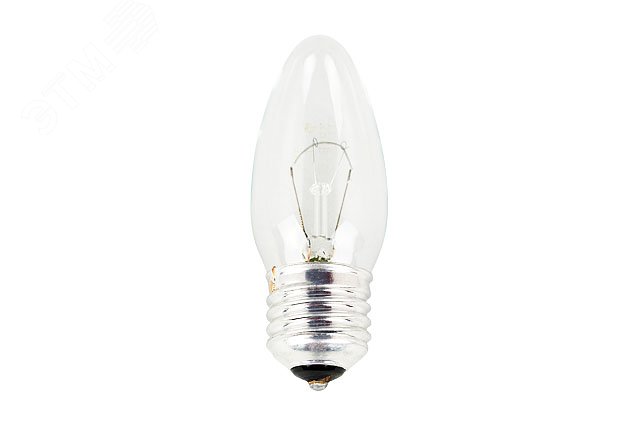 Изображение товара Лампа накаливания ДС 230-40вт Е27 Свеча (шт)