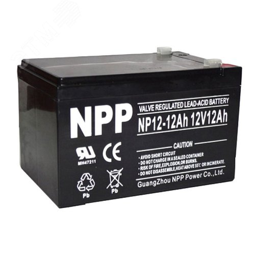 Изображение товара Аккумуляторная батарея NP12-12Ah 12V12Ah (шт)