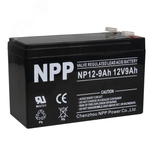 Изображение товара Аккумуляторная батарея NP12-9Ah 12V9Ah (шт)