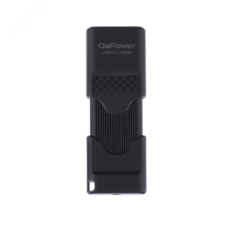 Изображение товара Флеш накопитель 16GB SLIDER, USB 2.0, выдвижной, черный (шт)