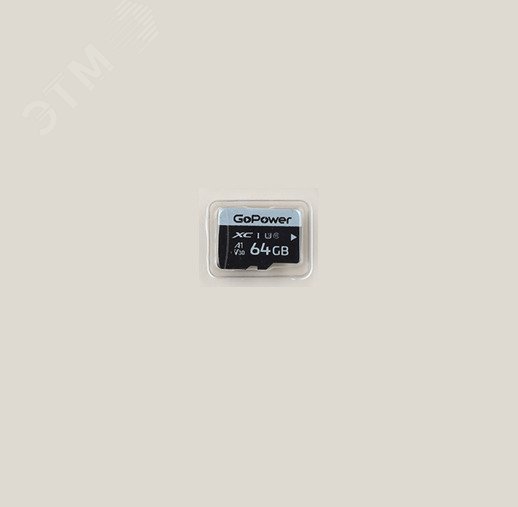 Изображение товара Карта памяти 64GB MicroSD, SDXC, V30, U3, 70 МБ/с,Class 10 (шт)