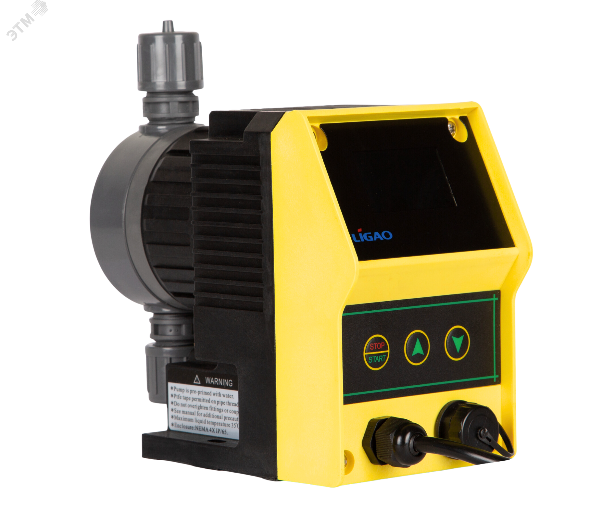 Изображение товара Насос дозировочный соленоидный JLM 20-1 P-V-C-R-1-E Ligao для химических жидкостей