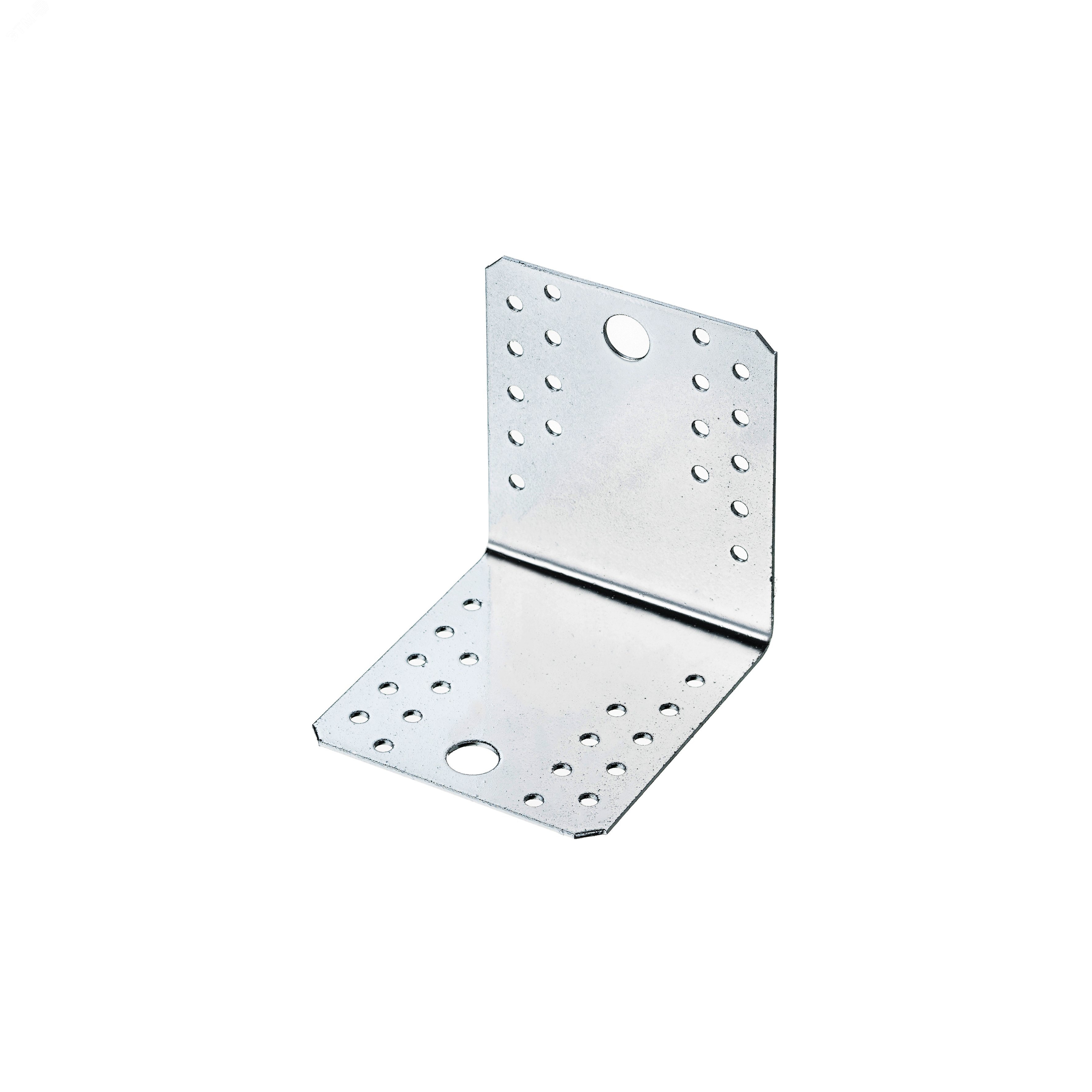 Изображение товара Крепежный угол KU-105х90 оцинкованный для дерево и сталь 25 шт