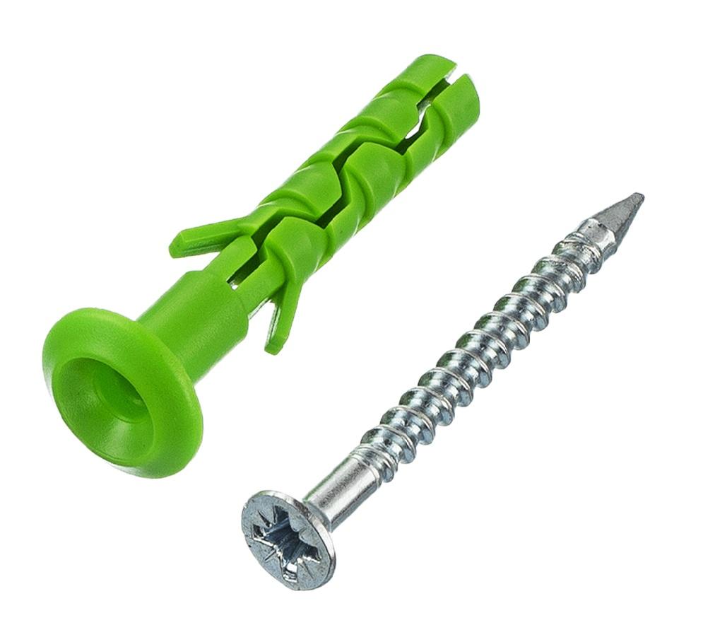 Дюбель-гвоздь 6х40 грибовидная манжета (200 шт)