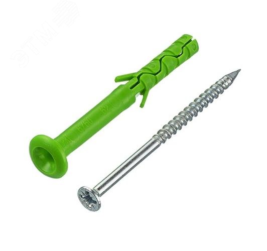 Изображение товара Дюбель-гвоздь 6х60 грибовидная манжета (200 шт) (упак)