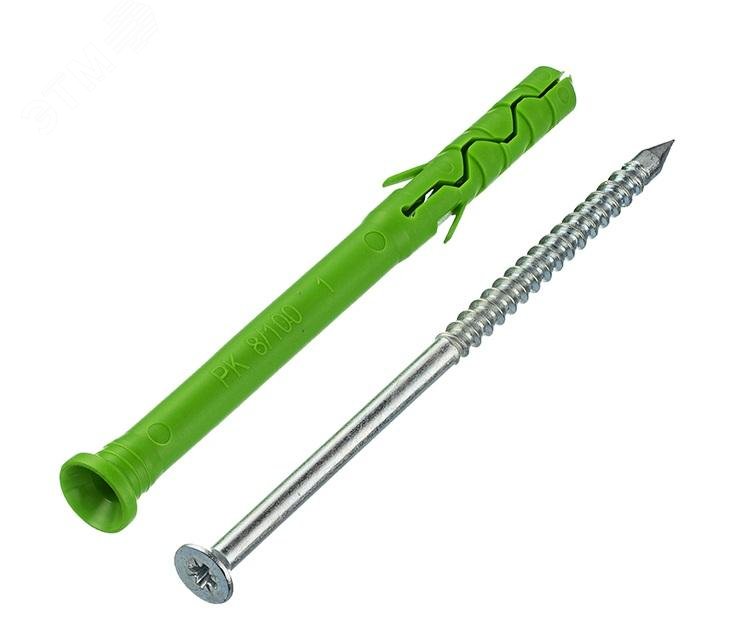 Изображение товара Дюбель-гвоздь 8х100 потайная манжета (50 шт) (упак)