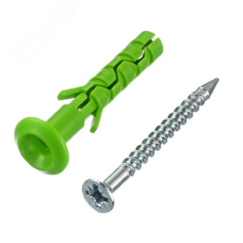 Дюбель-гвоздь 6х40 грибовидная манжета (200 шт) - фото 1