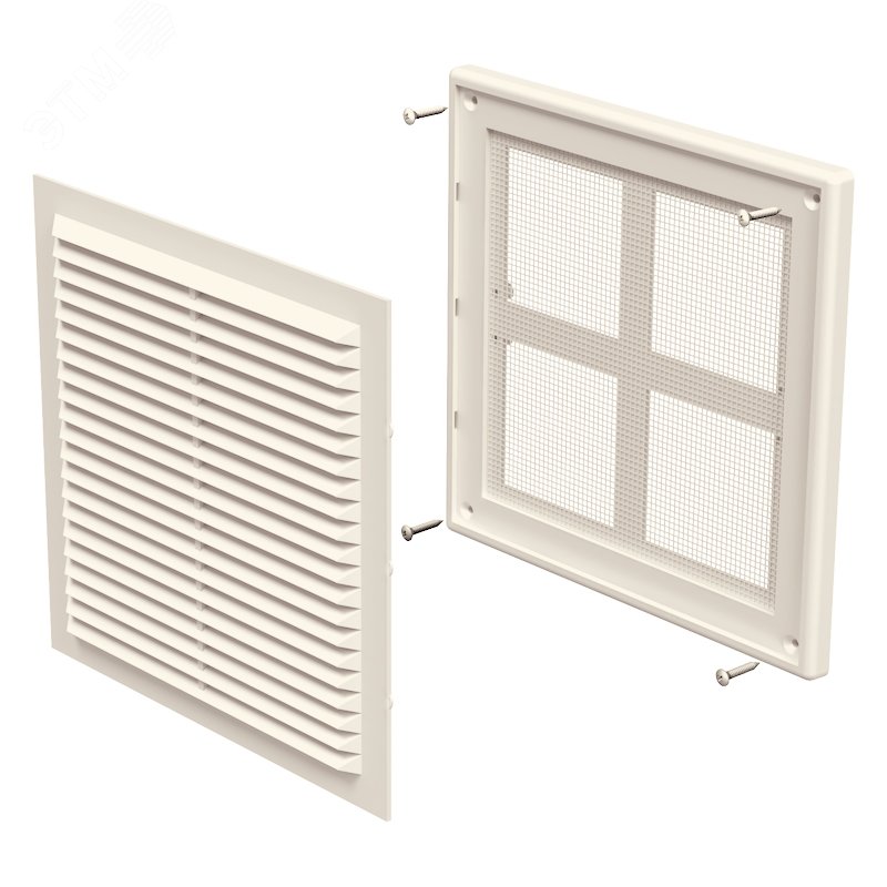 Изображение товара Решетка вентиляционная 2020 бежевый цвет ZERNBERG