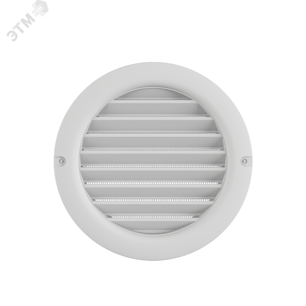 Изображение товара Вентиляционная решетка 100 круглая пластик белая для вентиляционных систем
