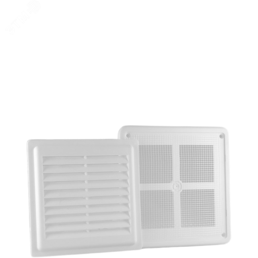 Изображение товара Решетка вентиляционная с бортом 1717 ZERNBERG для вентиляции пластиковая квадратная