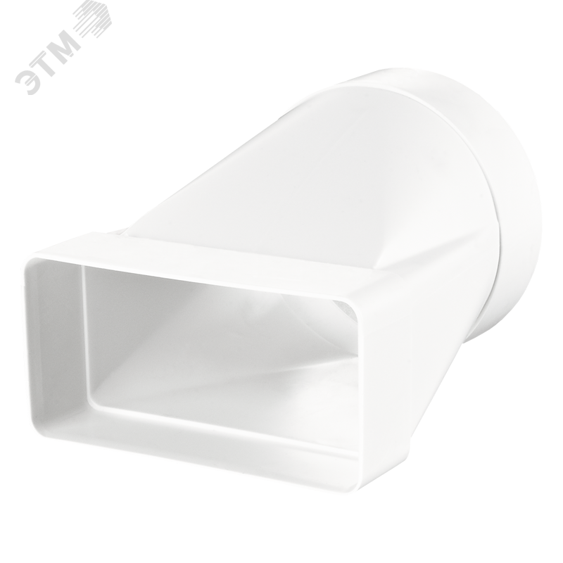 Изображение товара Соединитель 55х110х100 для вентиляции ZERNBERG 511 белый пластиковый