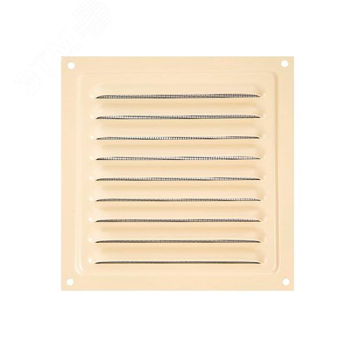 Изображение товара Решетка вентиляционная стальная 1313, цвет бежевый (шт)