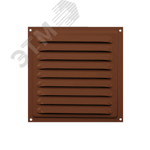 Изображение товара Решетка вентиляционная стальная 2020, цвет коричневый (шт)
