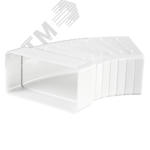 Изображение товара Колено горизонтальное разноугловое 60х204 в индивидуальной упаковке 82810 (шт)