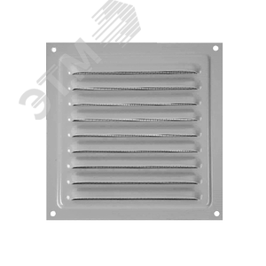 Изображение товара Решетка вентиляционная стальная 2525, цвет серый (шт)