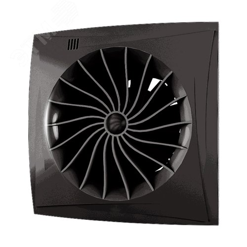 Изображение товара Вентилятор осевой с высокой производительностью D100, цвет черный глянец (шт)
