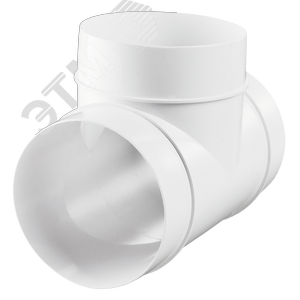 Изображение товара Тройник для круглых воздуховодов D150 в индивидуальной упаковке 333 (шт)