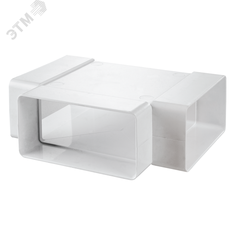 Изображение товара Тройник горизонтальный 204х60 из пластика для воздуховодов