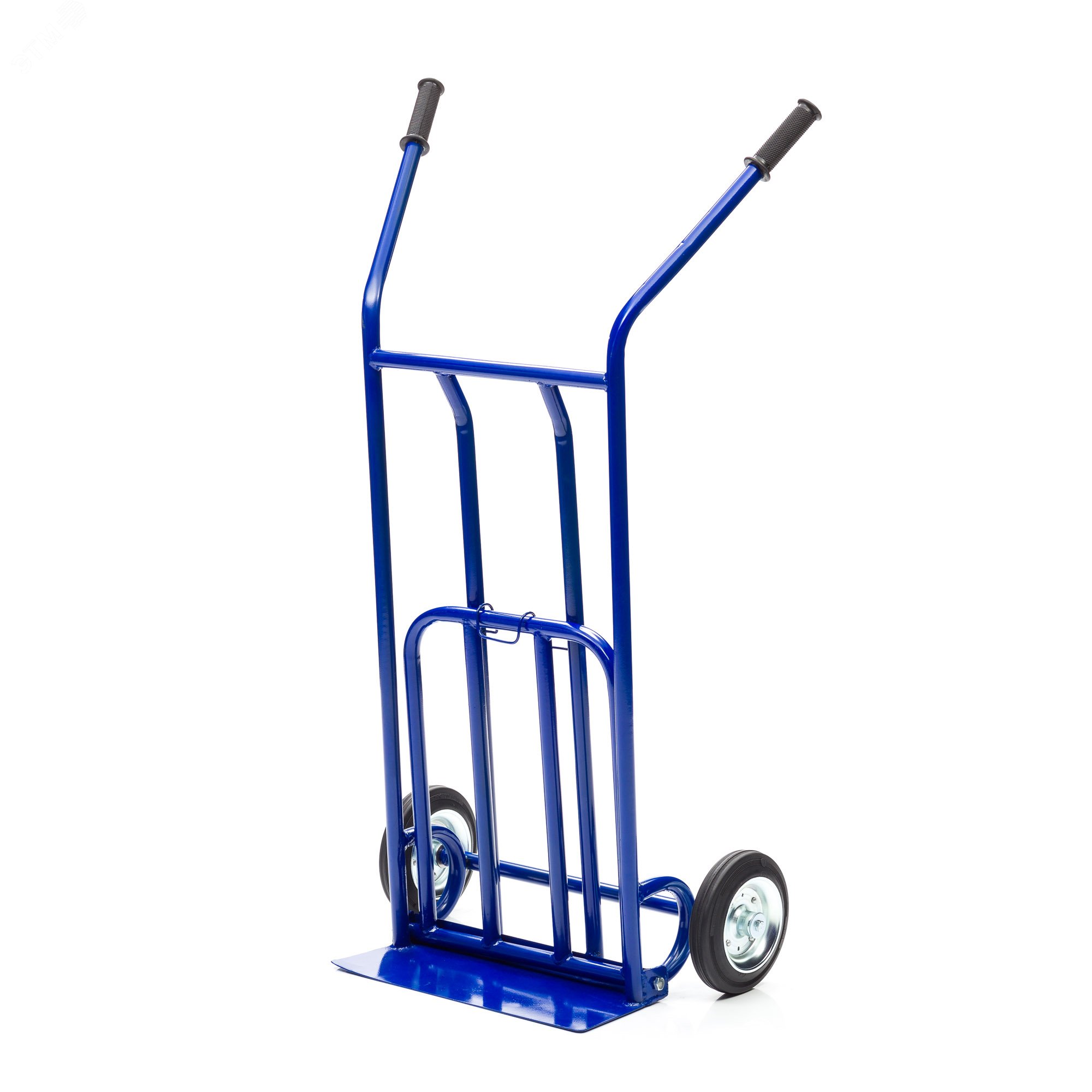 Изображение товара Грузовая тележка на двух колесах с откидной полкой грузоподъемностью 200 кг