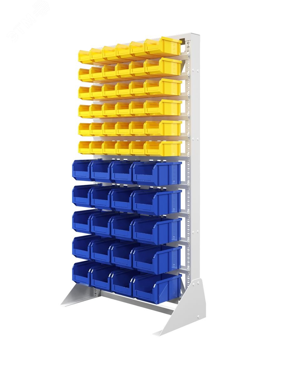 Изображение товара Стойка 735х1500 односторонняя для хранения и систематизации инструментов