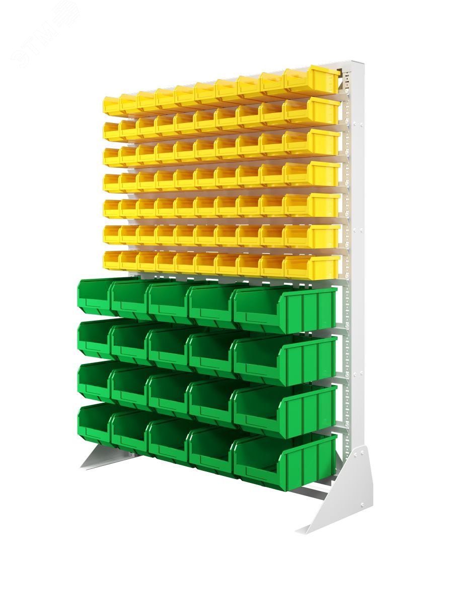 Изображение товара Стойка 1150х1500 односторонняя для хранения инструментов и мелких предметов