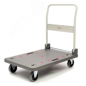 Изображение товара Тележка платформенная со складной ручкой, грузоподъемность 250кг (шт)