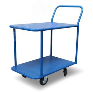 Изображение товара Тележка платформенная , 2-х ярусная, 500х800мм, металл (шт)