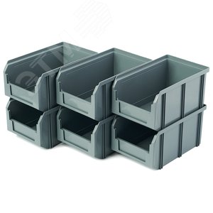 Изображение товара Ящик пластиковый , комплект 6 штук (компл)
