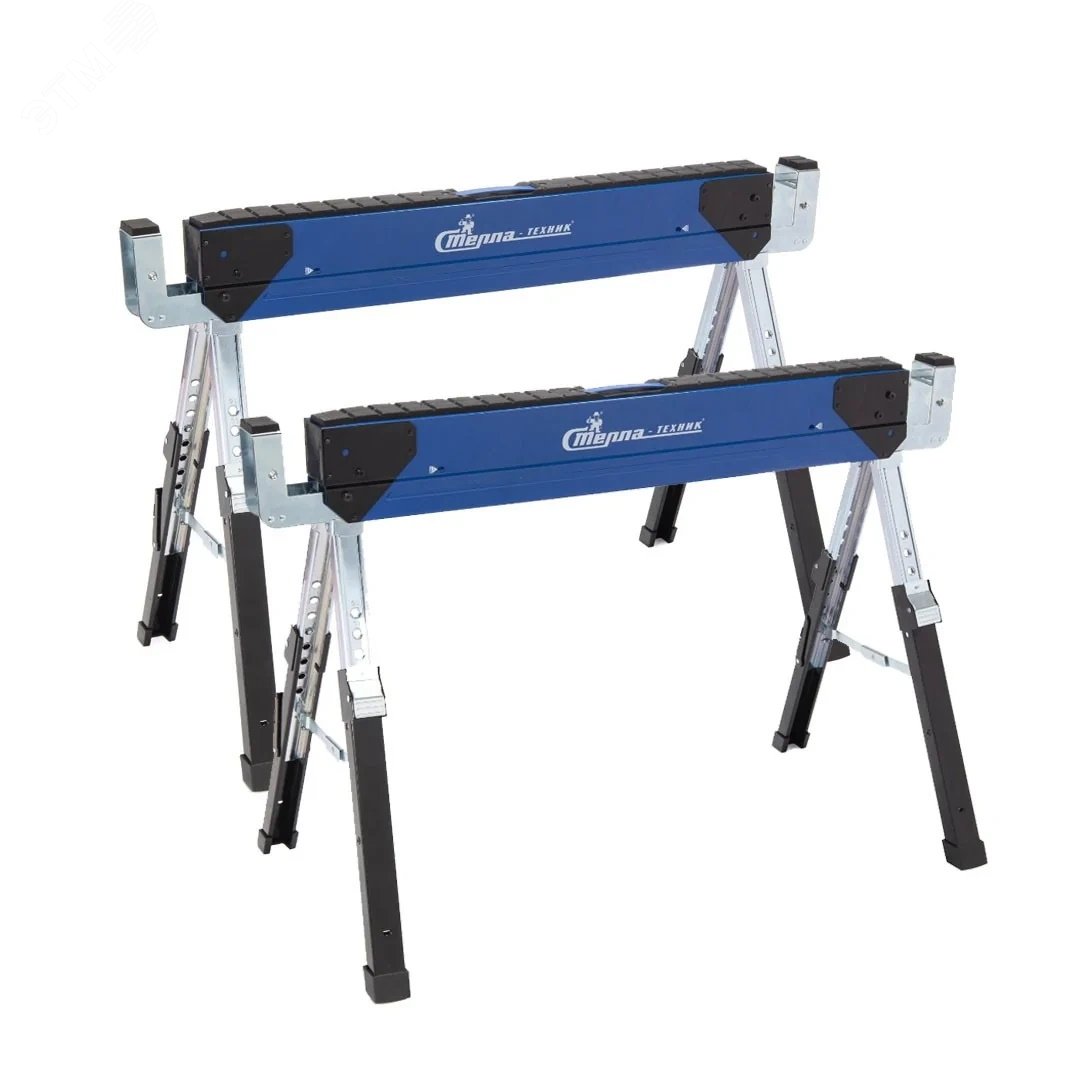 Изображение товара Строительные складные козлы Стелла-Техник комплект 2 шт. регулируемые 640-820 мм