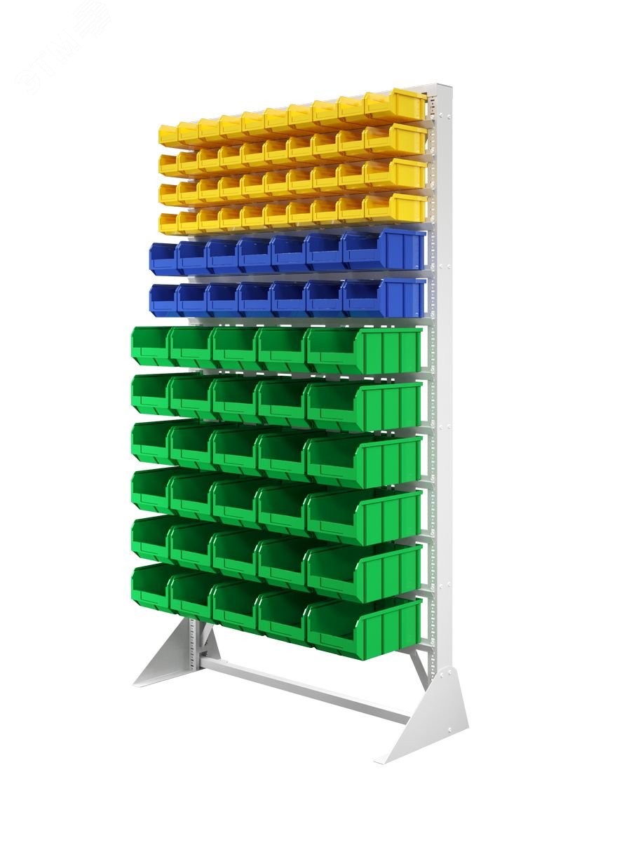 Изображение товара Стойка 1150х2000 односторонняя для хранения инструментов и мелких предметов