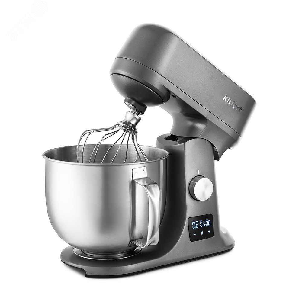 Миксер цельнометаллический планетарный KT-1328, объем 5 л, мощность ...