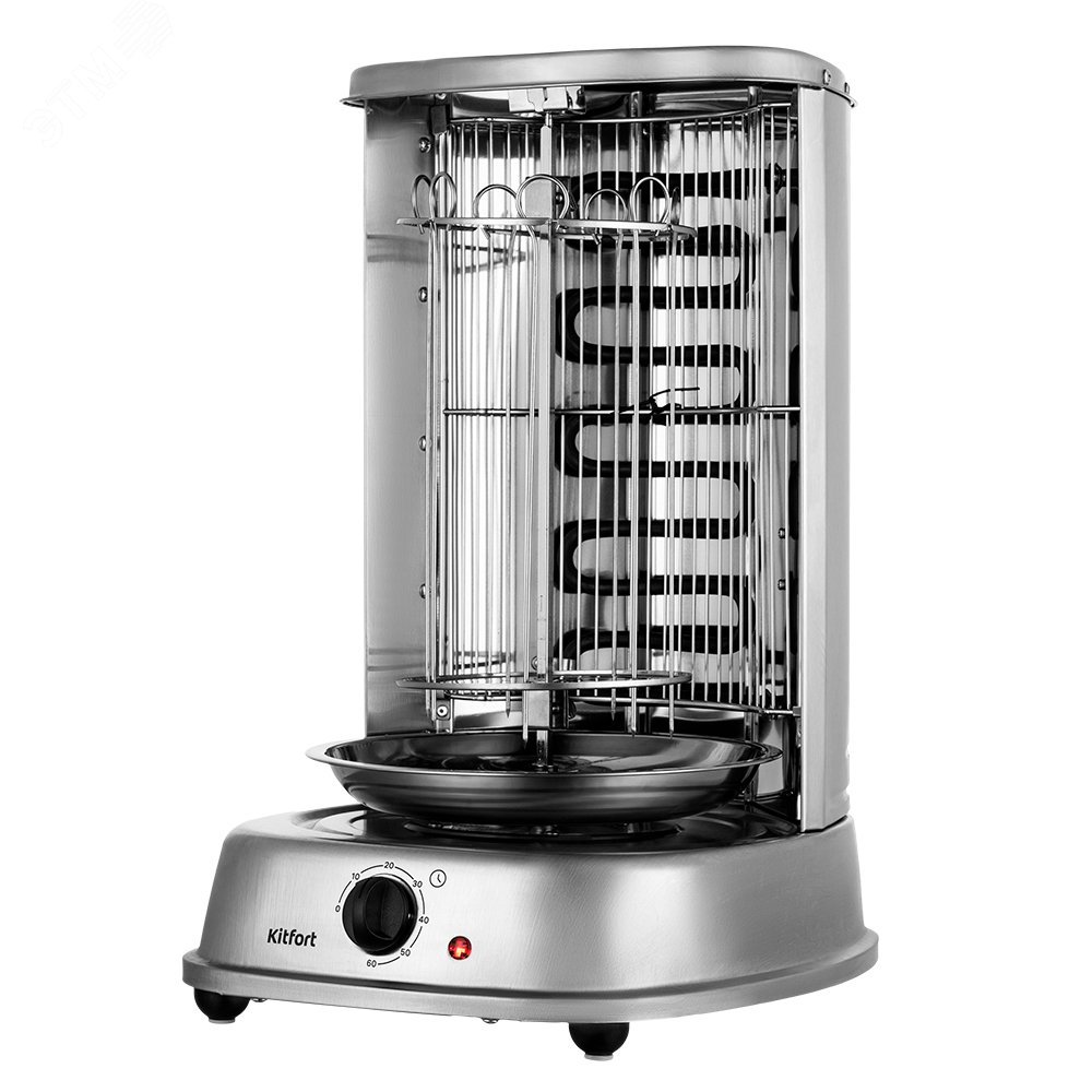 Изображение товара Электрошашлычница КТ-1410 для приготовления шашлыка и других блюд