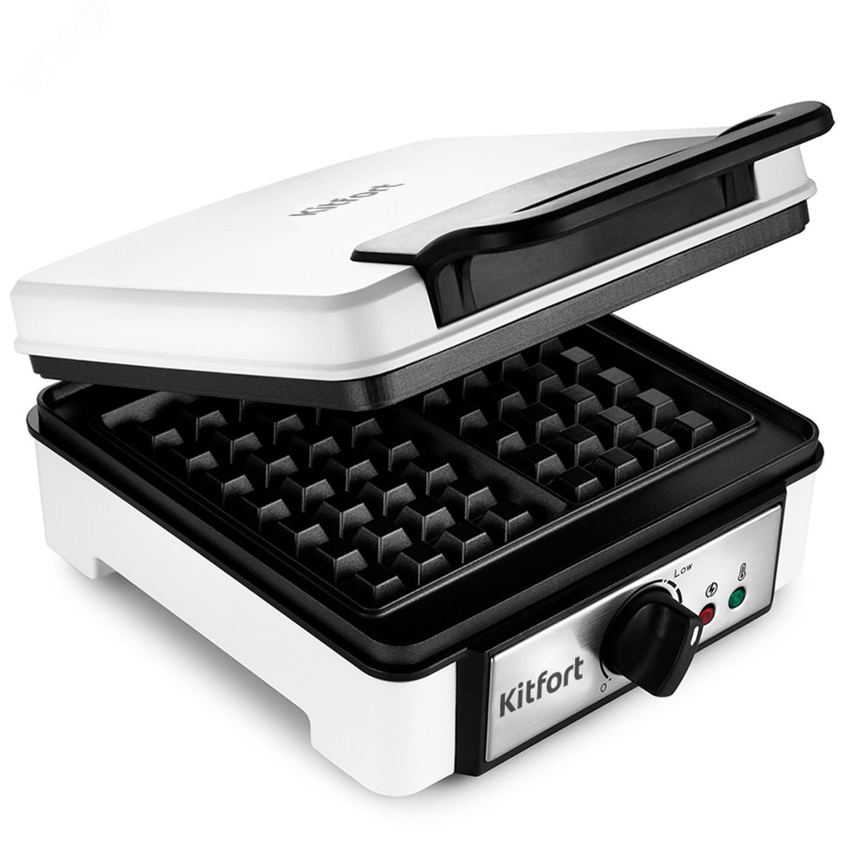 Изображение товара Вафельница для бельгийских вафель KT-1646, Мощность 1200 Вт, Длина шнура 0,69 м (шт)