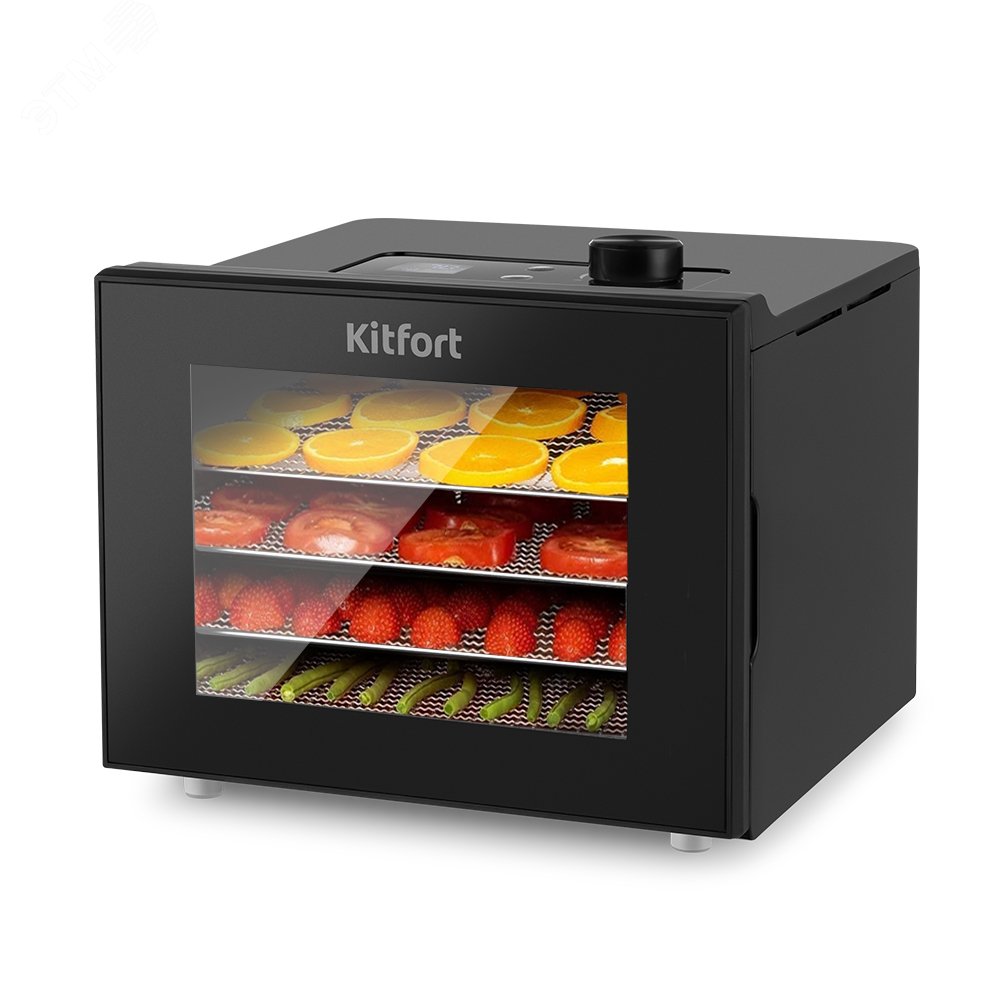Изображение товара Электрическая сушилка для овощей и фруктов Kitfort КТ-1946 мощность 380 Вт