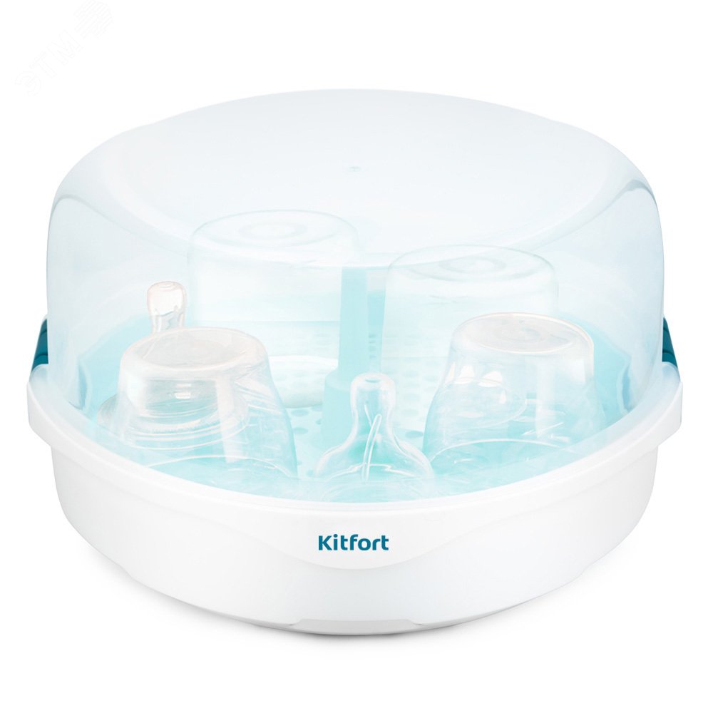 Изображение товара Стерилизатор для СВЧ Kitfort КТ-2304 бело-голубой
