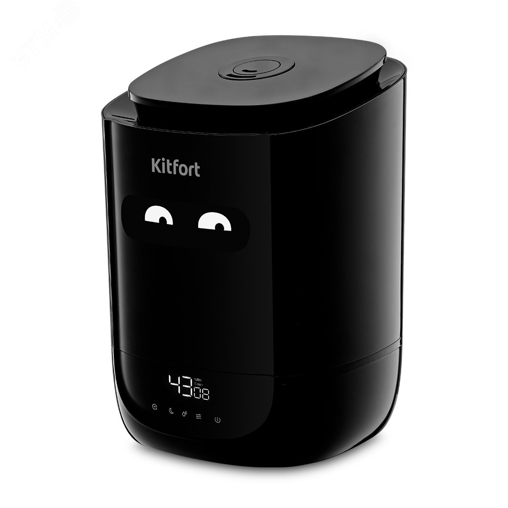 Изображение товара Увлажнитель воздуха KT-2877-1, объем 4,6 л, мощность 25 Вт, цвет черный (шт)