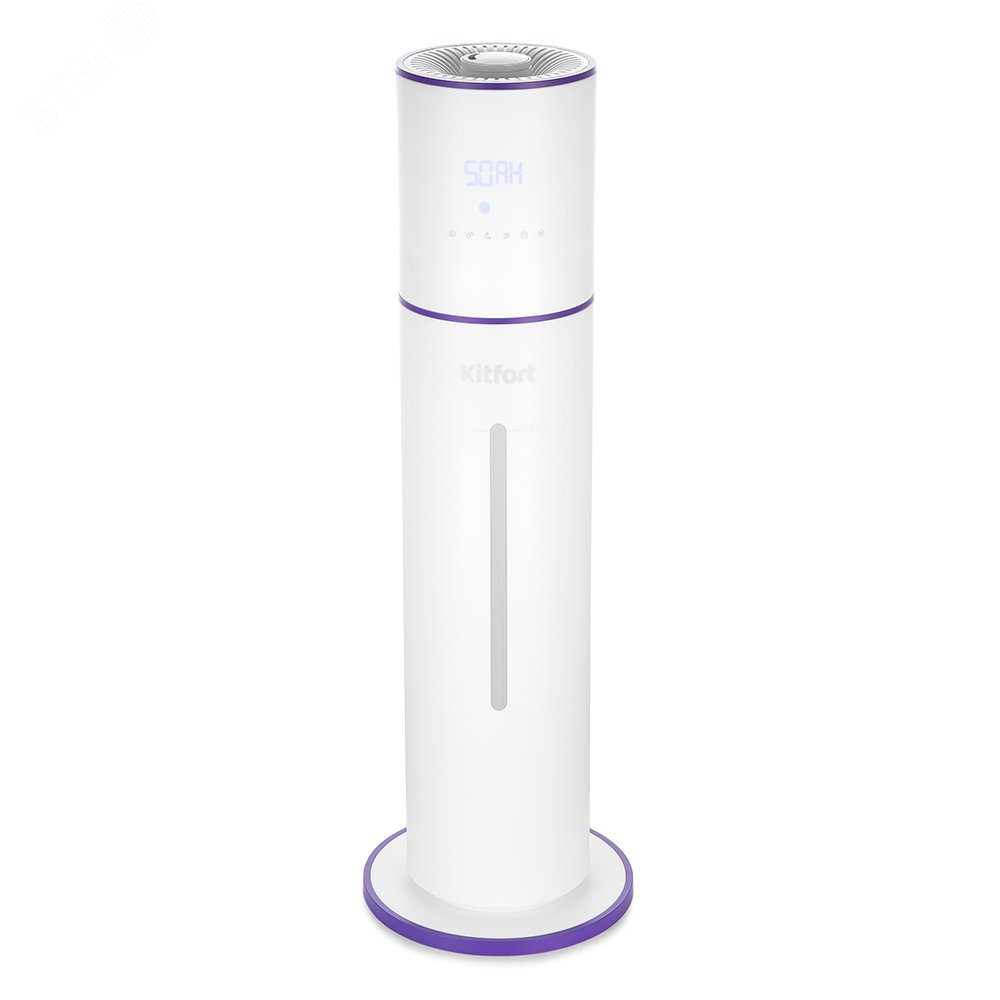 Изображение товара Увлажнитель воздуха KT-2878, объем 4,8 л, мощность 25 Вт, цвет черно-белый (шт)