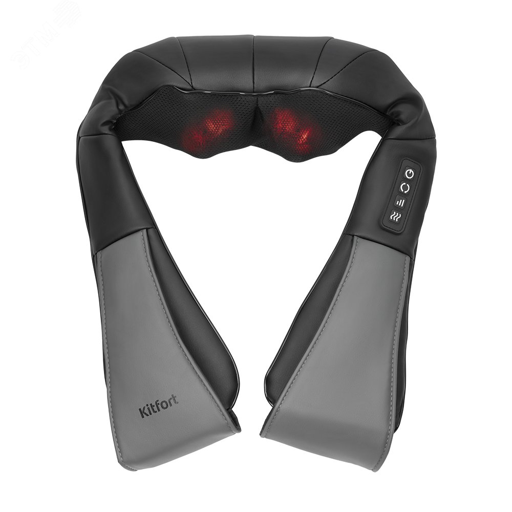 Изображение товара Массажер для шеи и плеч КТ-2905 с инфракрасным прогревом и таймером 15 мин
