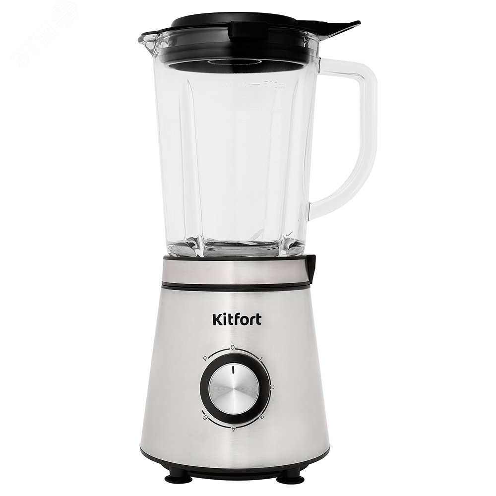 Изображение товара Блендер KITFORT KT-3021 мощностью 1000 Вт объем 1,5 л серебристый