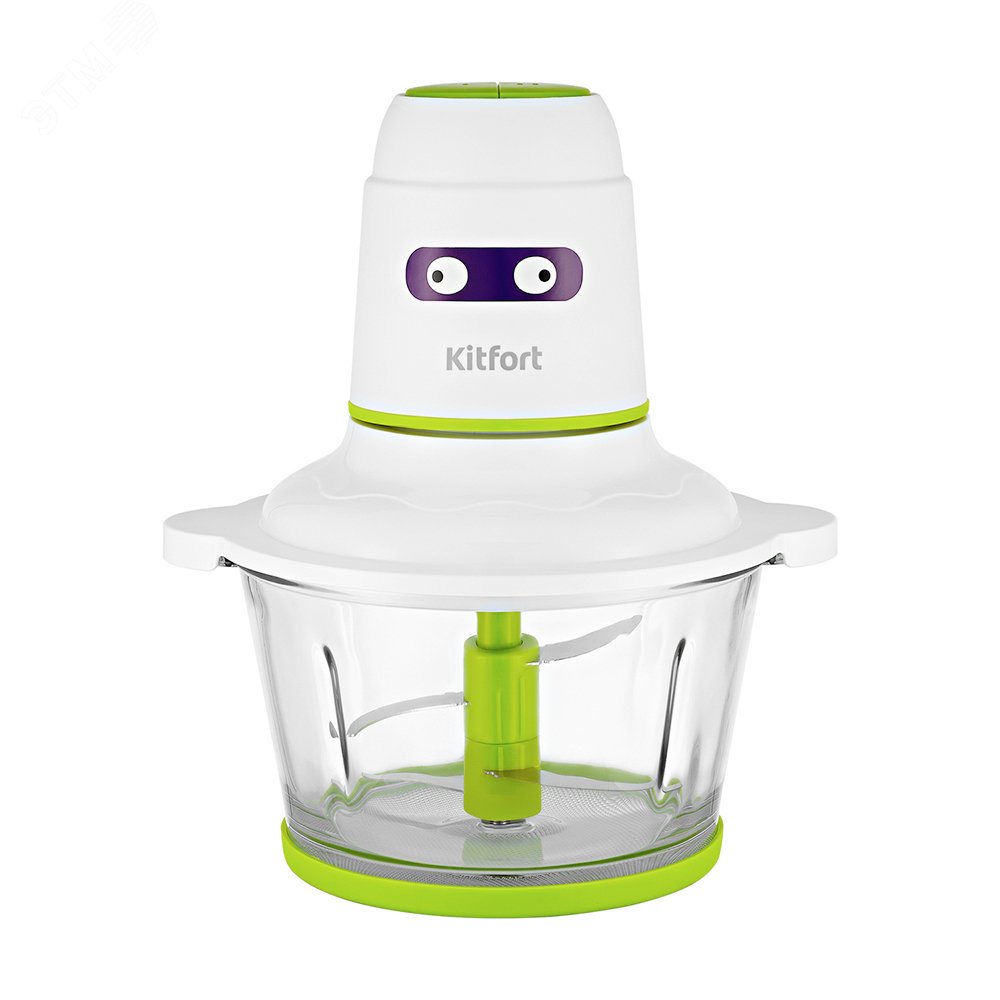Изображение товара Измельчитель KITFORT КТ-3050-2 бело-салатовый 1.5л мощность 400Вт