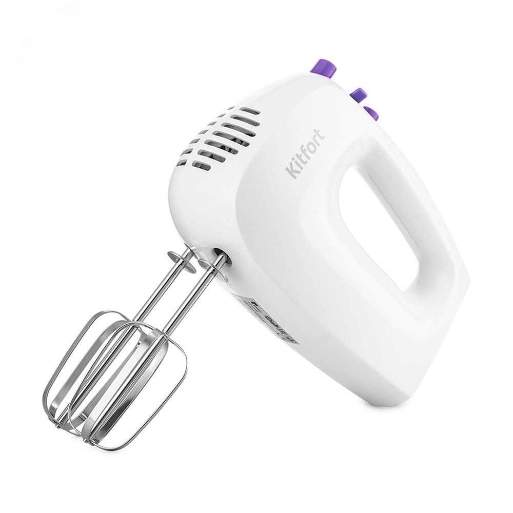 Изображение товара Миксер KT-3071-1, мощность 250 Вт, цвет бело-фиолетовый (шт)