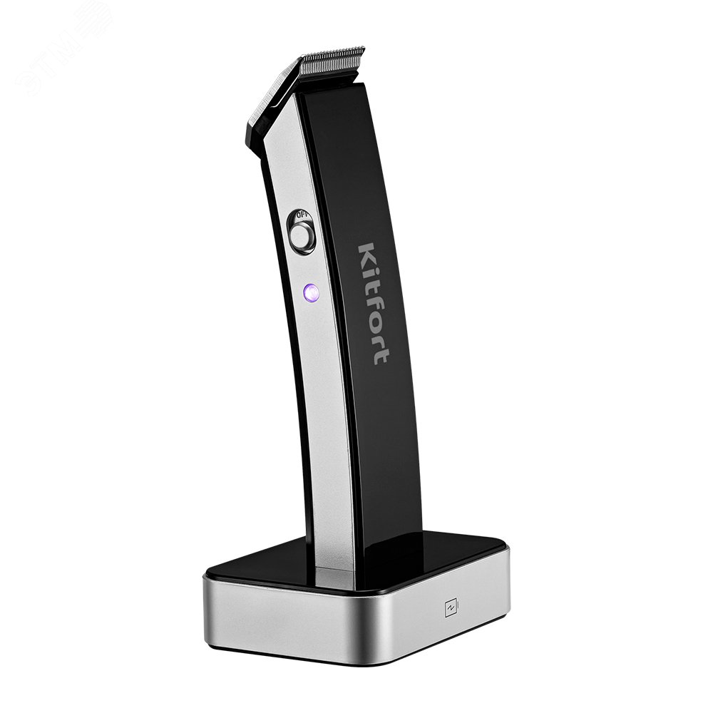 Изображение товара Триммер Kitfort KT-3108 для лица и головы, USB зарядка, 4 насадки