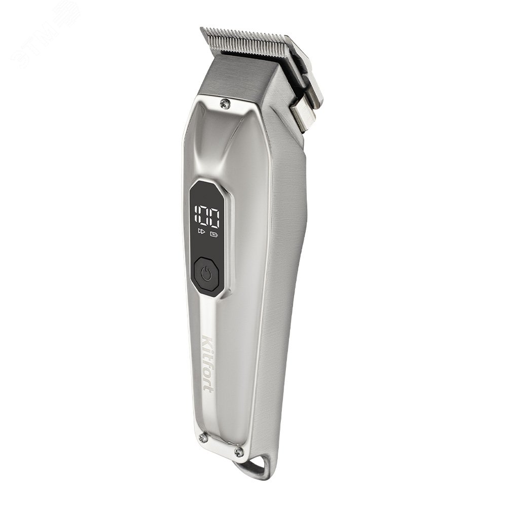 Изображение товара Триммер Kitfort КТ-3193 для бритья и стрижки с дисплеем и насадками